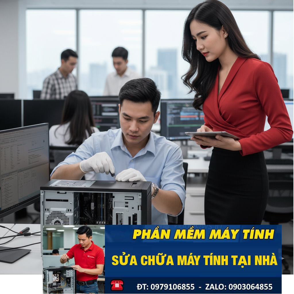 Sửa máy tính tại nhà quận Phú Nhuận